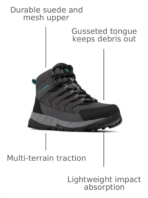 Columbia Women's Strata Trail Mid Waterproof Hiking Boot