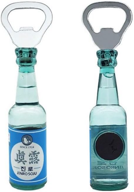 Creative Korea Soju Shape Bottle Opener Kitchen Accessories Fridge Magnets (soju opener)