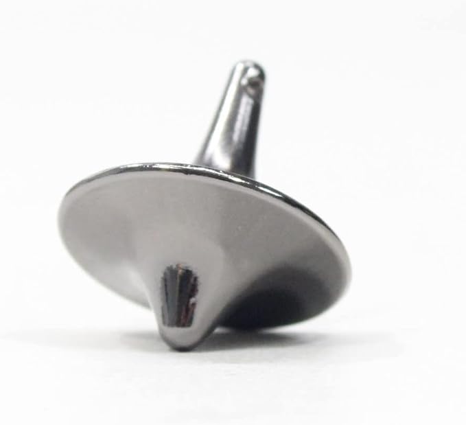 Zeekio The Tiny Top Really Small Spin Top - Insane Spin Times (Platinum)