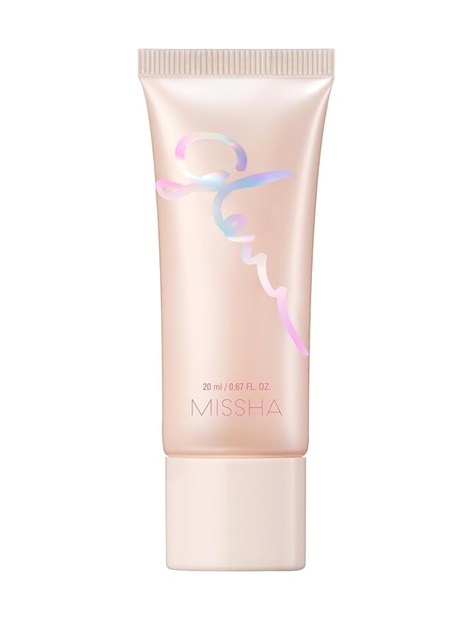 MISSHA Glow Skin Balm 0.68 fl oz/ 20ml, 4-in-1 Primer, Moisturizing Cream, Morning Pack, Luminizing Cream for a Flawless Natural Glow, Glass Skin