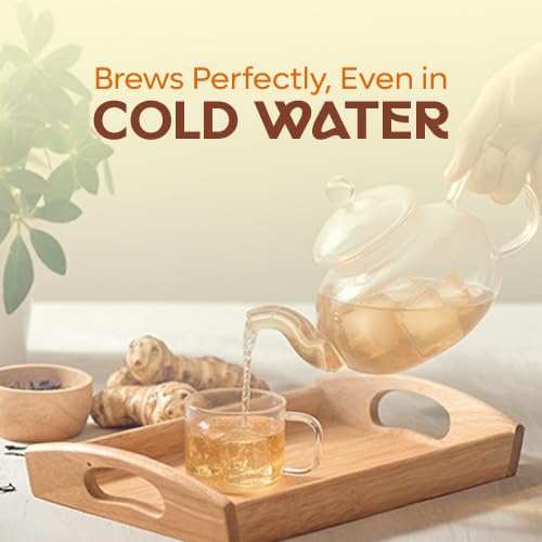 DALAMHARI Jerusalem Artichoke Tea 30T-Inulin Sunchoke Alcachofa Blood Sugar | Korean Sunchoke Tea Sunchokes Artichokes Bags Te de Alcachofa Cold Brew Sugar Balance Control Cutting Glucose Hand Roasted