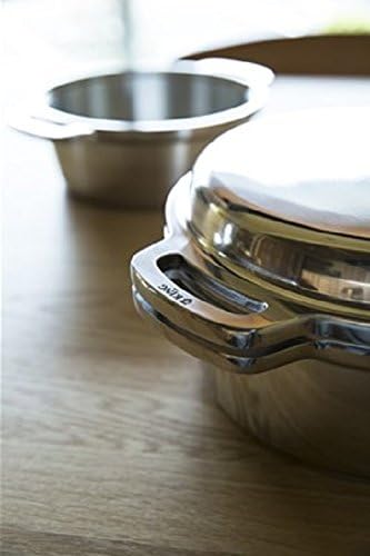 HAL Musui 600034 KING Anhydrous Pot (R) 24 Double Handed Pot, 9.4 inches (24 cm), Waterless Cooking, 8 in 1 Pot, Made in Japan