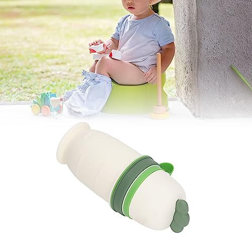 VBESTLIFE Portable Child Urinal Emergency Toilet, Kids Portable Potty Bottle Pee Training Emergency Urinal Toilet for Car Travel Camping Kid Potty Pee Training (Pearl White)
