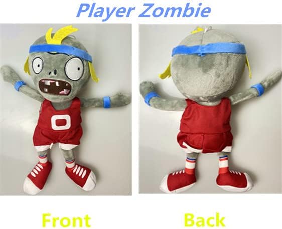 3 PCS PVZ Plush Zombies Sets Toys Stuffed Soft Figure Doll Jersey, Flag, Hula Zombies, Great Gift for Christmas, Birthday New