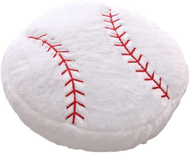 Baseball Sports Pillow Fluffy Soft Throw Pillow Toy ，14" Durable Sport Baseball Plush Toys,Plush Toys Gift for Kids Boy Girls Children Room Decoration