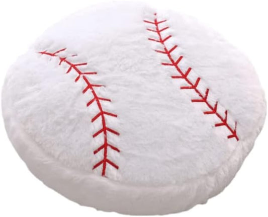 Baseball Sports Pillow Fluffy Soft Throw Pillow Toy ，14" Durable Sport Baseball Plush Toys,Plush Toys Gift for Kids Boy Girls Children Room Decoration