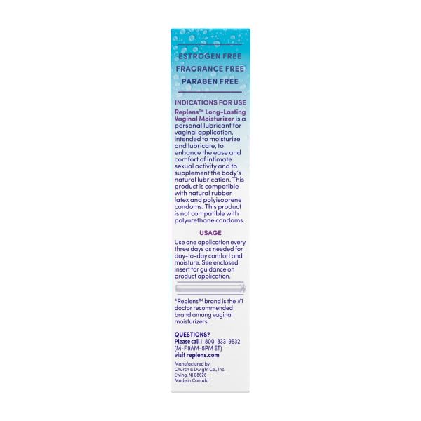 Replens Long-Lasting Vaginal Moisturizer - 14 ct, Pack of 6