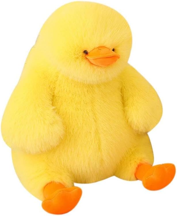 ARELUX Giant 22in Big Duck Plush Large Stuffed Animal Hugging Pillow: Soft Jumbo Sleeping Body Warm Fluffy Pillow Adorable Chubby Plushie Toy Gifts for Boys Girls