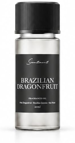Scentiment Brazilian Dragon Fruit Diffuser Oil – Dragon Fruit, Citrus & Soft Musk – Sweet, Fruity & Tropical Fragrance Oil for Cold Air Diffusers – 0.68 fl oz (20 mL)