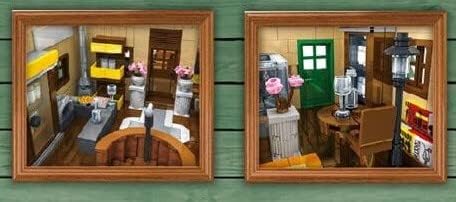 General Jim's Realistic Detailed Harbortown Fishing Club Shop Classical Architectural Styled City Modular Building Blocks Toy Bricks Building Model Set for Adults and Teens