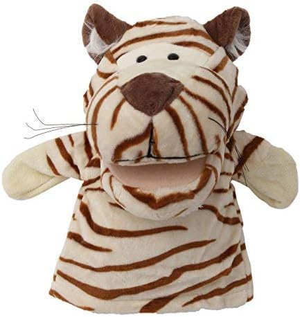 Animal Hand Puppets Set for Kids & Adults - 12.5" Premium Quality Soft Plush Toys with Movable Mouths - Perfect for Storytelling, Teaching, Preschool, Role-Play - Durable, Vibrant, Educational Puppets