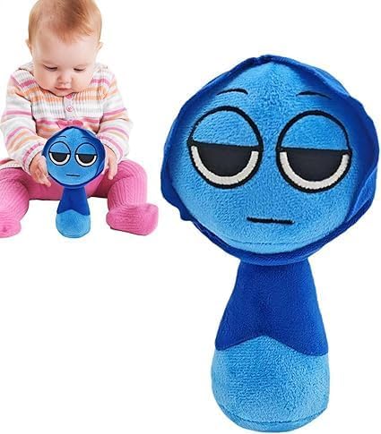 Sprunky Plush Toys Sprunky Wenda and Gray Plushies Sprunky Plushes Soft and Funs Stuffed Toys Dolls for Fans and Friends Birthday for Girls Boys (Dark Blue)