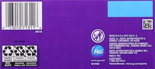 Tampax Radiant Tampons, Super Absorbency, with Leakguard Braid, Unscented, 28 Count (Pack of 2)