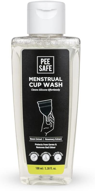Pee Safe Menstrual Cup Wash 100ml | Orange Fragrance | Maintains Cup Hygiene…