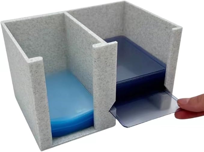 EnderToys CardCare Lite (Marble) - Toploader Dispenser - Penny Sleeve Holder