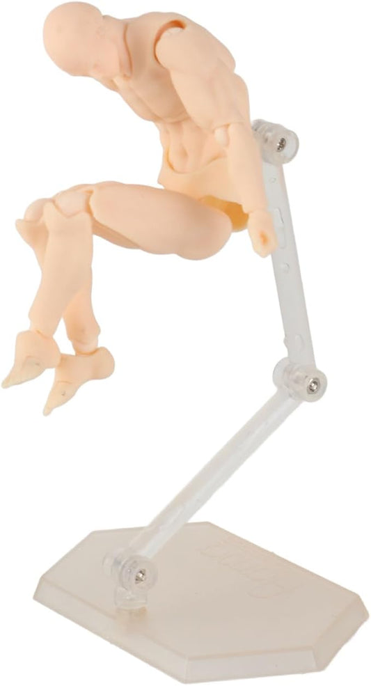PVC Drawing Figure Action Mannequin, PVC Drawing Figure Model Drawing Figure Mannequin, Action Figure Body, for Sketching, Painting, Drawing, Female Artist (Male) (Man #11)