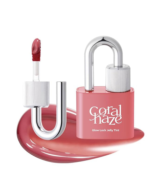 Glow Lock Jelly Tint #103, Hydrating Water Glow Lip Stain, Non-Sticky Juicy Gloss, Long Lasting Glass Shine & Dewy Finish, Lightweight Moisturizing Lip Care, Korean Makeup