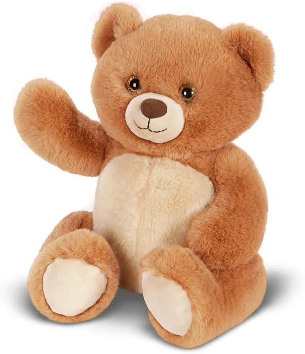Vermont Teddy Bear Stuffed Animal – 15 Inch Teddy Bear Plushies, Stuffed Animal Honey Teddy Bears Gift for Valentine, Girlfriend, Boyfriend, Baby Shower, Kids