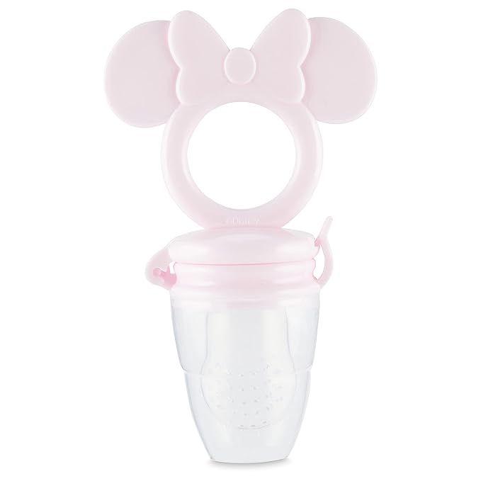 Disney Mickey and Minnie Teether with Fruit Feeder - Safe and Durable Design for Soothing Your Baby's Teething Pains