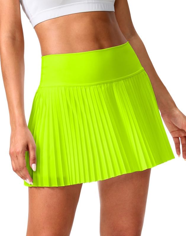 Pleated Tennis Skirt for Women with Pockets Shorts Women's High Waisted Lightweight Athletic Golf Skorts Skirts