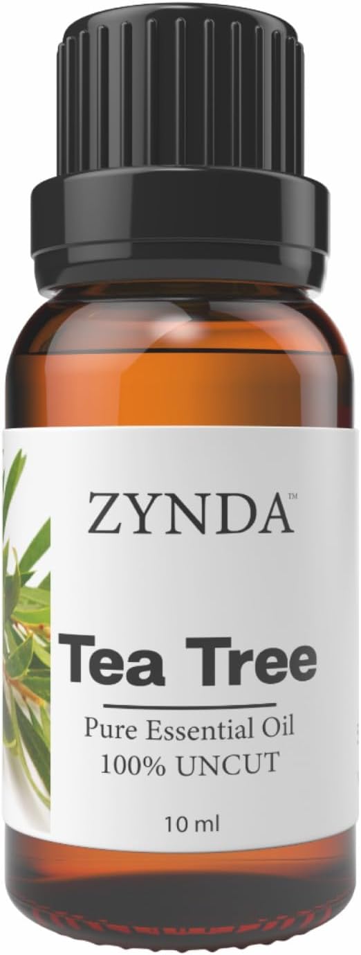 Tea Tree Essential Oil for Skin – 100% Pure & Natural | Organic Tea Tree Oil for Hair, Face & Scalp | Uncut • Raw • Very Potent Essential Oils for Daily Care, Aromatherapy & Refreshing Cleanse