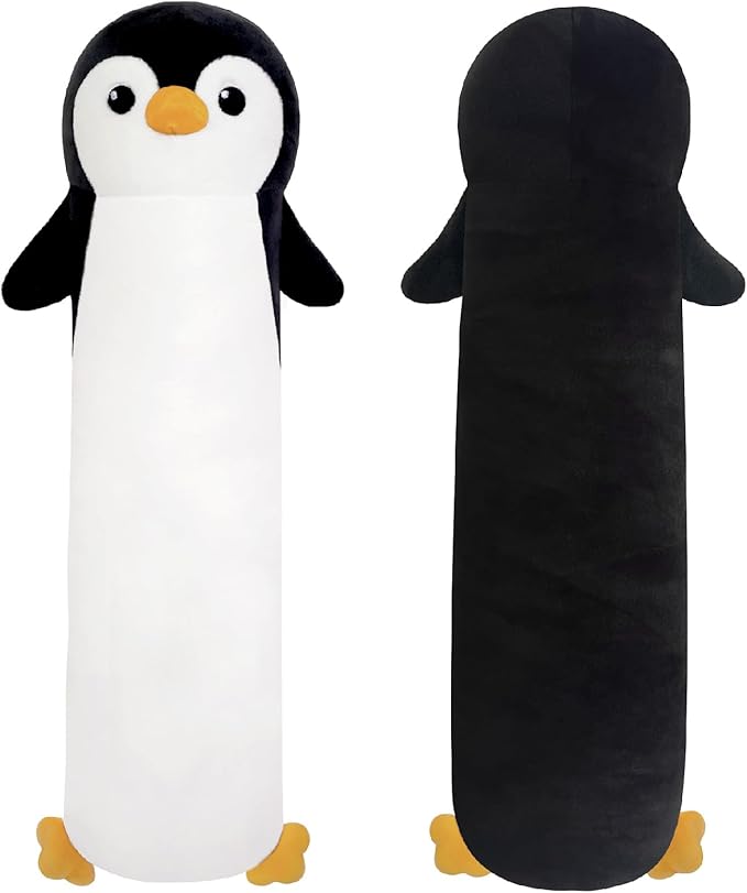 Penguin Plush,43.3 Inch Penguin Stuffed Animal, Long Penguin Plushies Body Pillow, Kawaii Penguin Plush Toy Gift for Girls Boys