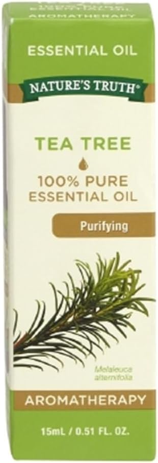 Nature's Truth Aromatherapy 100% Pure Essential Oil, Tea Tree 0.51 oz (Pack of 4)