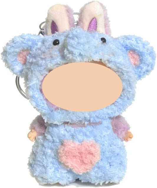 Asix Toy Knitted Clothes Set for 10cm Blind Box Figures,Crochet Outfit Clothes Compatible with Pin for Love Mini Doll,Blind Box Figures Outfits Accessories,Doll Clothes Accessories Only (Elephant)