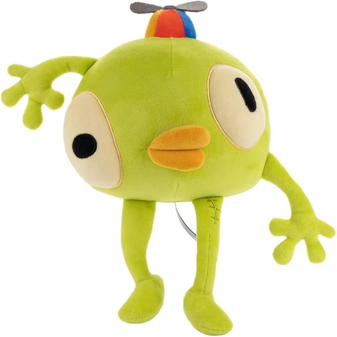 Bing-Bong-Peak Ornaments Figurines Plush Pillow Doll Decorative Stuffed Figurine Hugable Cushion Home Sofa Bed 6.69inch (Green)