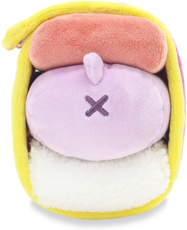 Anirollz Stuffed Animal Plush Toy - Official SPAM Musubi Blanket Outfitz Doll | Soft, Squishy, Warm, Cute, Comfort, Safe| Pillow with Owl - Birthday Decorations Graduation Gift 6" Owlyroll