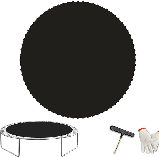 Replacement Trampoline Mat，Heavy-Duty, UV-Resistant & Durable Bounce Pad for 12/14/15ft Round Trampolines - Perfect for Safe & Fun Jumping