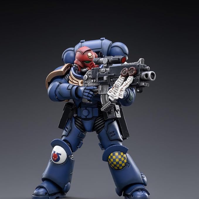 JOYTOY 1/18 Warhammer 40,000 Action Figure Ultramarines Heroes of The Chapter Brother Veteran Sergeant Castor Action Figure Collectible Military Model
