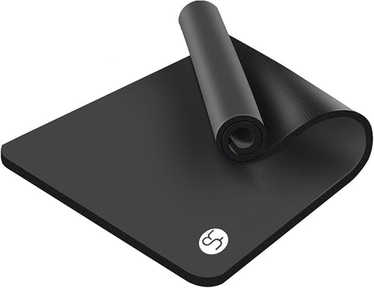 Yoga Mat for Men Women Extra Wide Exercise Mat 76"x35" 15mm Thick Large Workout Mat for Home Gym, High Density NBR Foam Mat with Yoga Bag