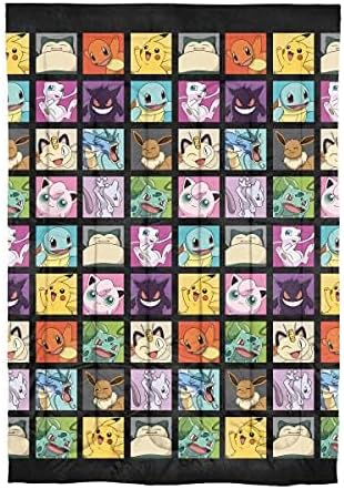 Pokémon, "Kanto Favorites" Twin Bed in a Bag Set, 64" x 86", Twin, Multi Color