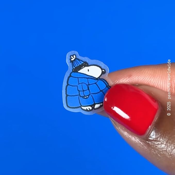 Starface Hydro-Star Big Snoopy Blue Puffer Compact Kit, Absorb Fluid and Reduce Redness, Vegan and Cruelty-Free Skincare (32 Count)