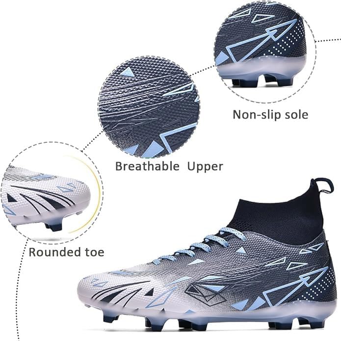 Kids Soccer Shoes Boys Football Cleats Professional Athletic Outdoor Trainning Football Shoes Youth Girl Turf Soccer Cleats
