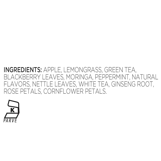 Tea Forte Clarity Premium Loose Leaf Caffeinated Green Tea Blend Canister, Makes 35-50 Cups