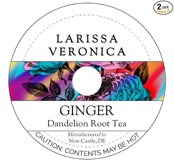 Ginger Dandelion Root Tea (Single Serve K-Cup Pods) (12 pods, ZIN: 572803) - 2 Pack