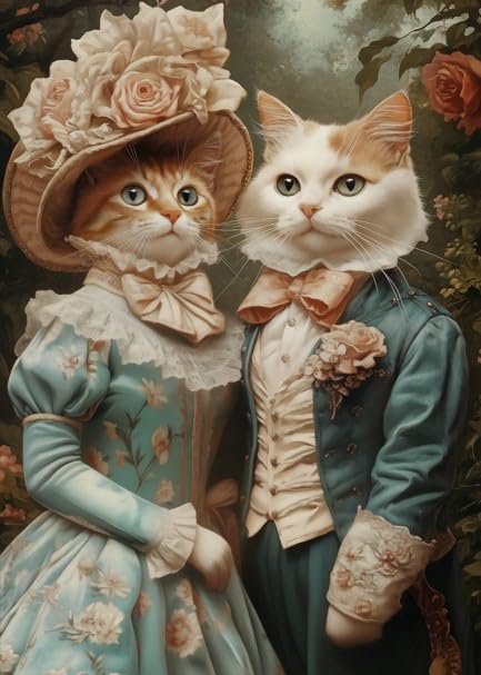 A Couple in Bloom. Puzzles for Adults 1000 Pieces, Hard Challenging Jigsaw Puzzle for Puzzle Lovers, Bonus Poster Included.