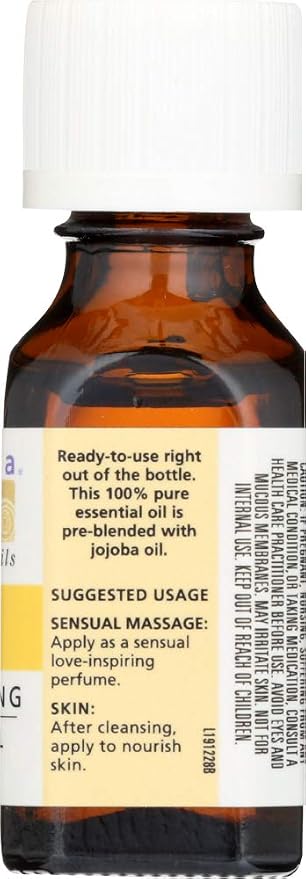 Aura Cacia Pure Aromatherapy 100% Pure Essential Oil, Jasmine Absolute (in Jojoba Oil), Sensualizing, 0.5-Ounces (Pack of 2)