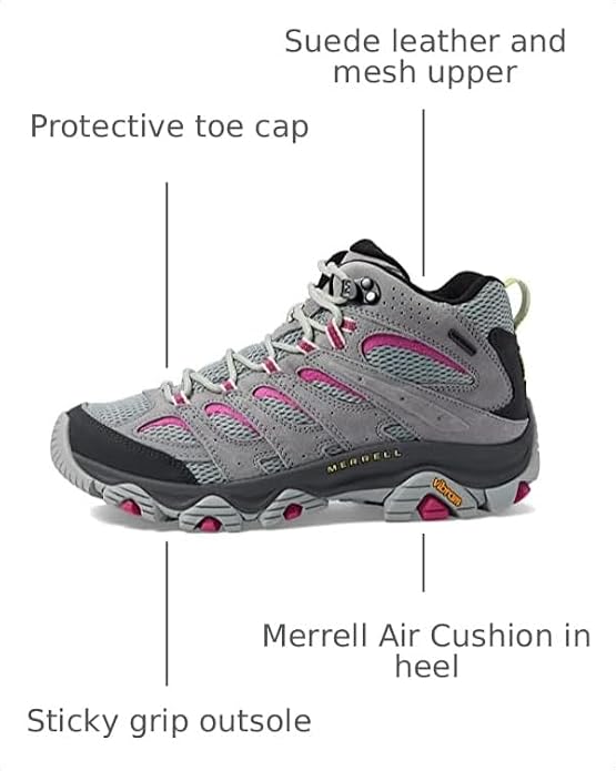 Merrell Women's Moab 3 Mid Waterproof Hiking Boots