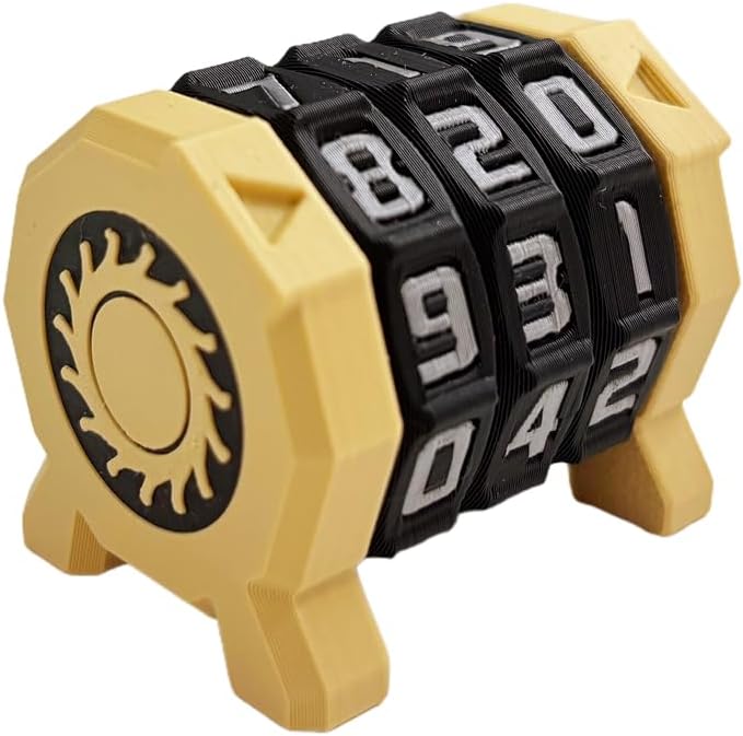 MTG Life Counter, 000-999 Range 3 Ring Wheel Counter Health Tracker EDH Damage, Life Counter Dial Game for Board Game, RPG TGG Card Games, Poke, YGO