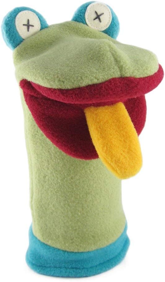 Cate and Levi Pets Collection Hand Puppets-Set of Three Includes Puppy, Bunny and Frog (100% USA Polar Fleece)