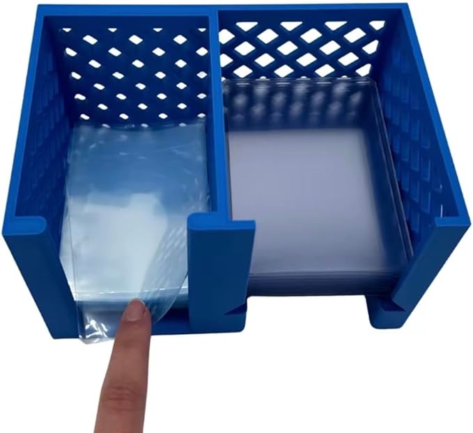 EnderToys CardCare Lite (Blue Diamond) - Toploader Dispenser - Penny Sleeve Holder