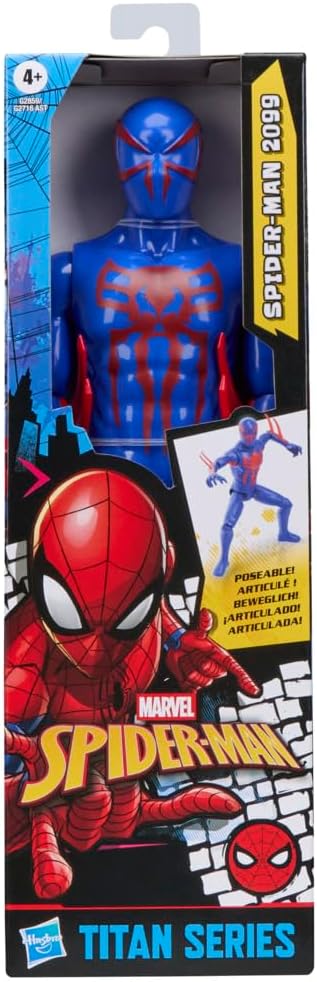 SPIDER-MAN Marvel Titan Series 2099 Action Figure, 12-Inch-Scale (30 cm) Super Hero Toys for Kids Ages 4+