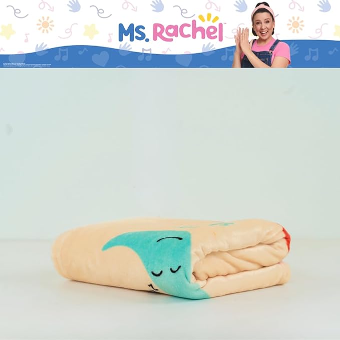 Ms. Rachel Educational Adventures Bedding Super Soft Cozy Throw, 46 in x 60 in, (Officially Licensed Product) by Franco Kids