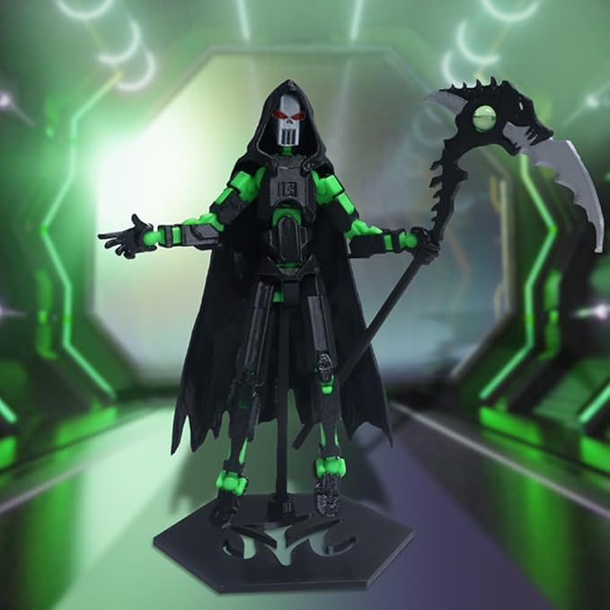 T13 Action Figure,3D Printed Titans Figure Multi-Jointed Movable Titan 13 Nova 13, Best Birthday Festival Gift (Death Green)