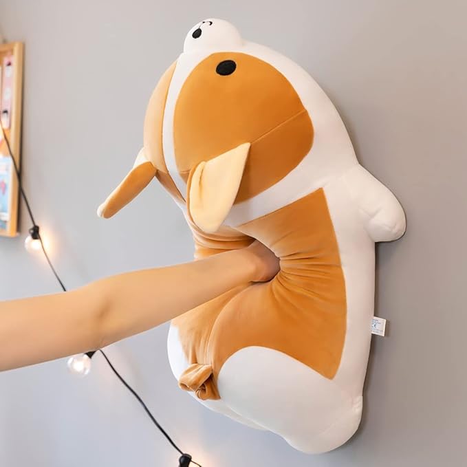 Corgi Stuffed Animal Soft Corgi Dog Plush Toys, Cute Shiba Inu Akita Plush Pillow Gifts for Kids and Girls(23.6inch/60cm)…