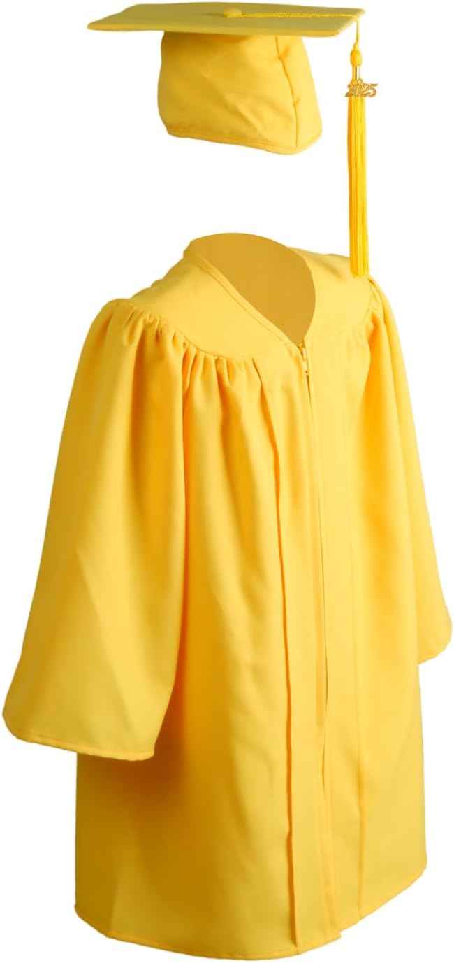 OSBO GradSeason Unisex Matte Kindergarten Graduation Gown Cap Tassel Set 2025