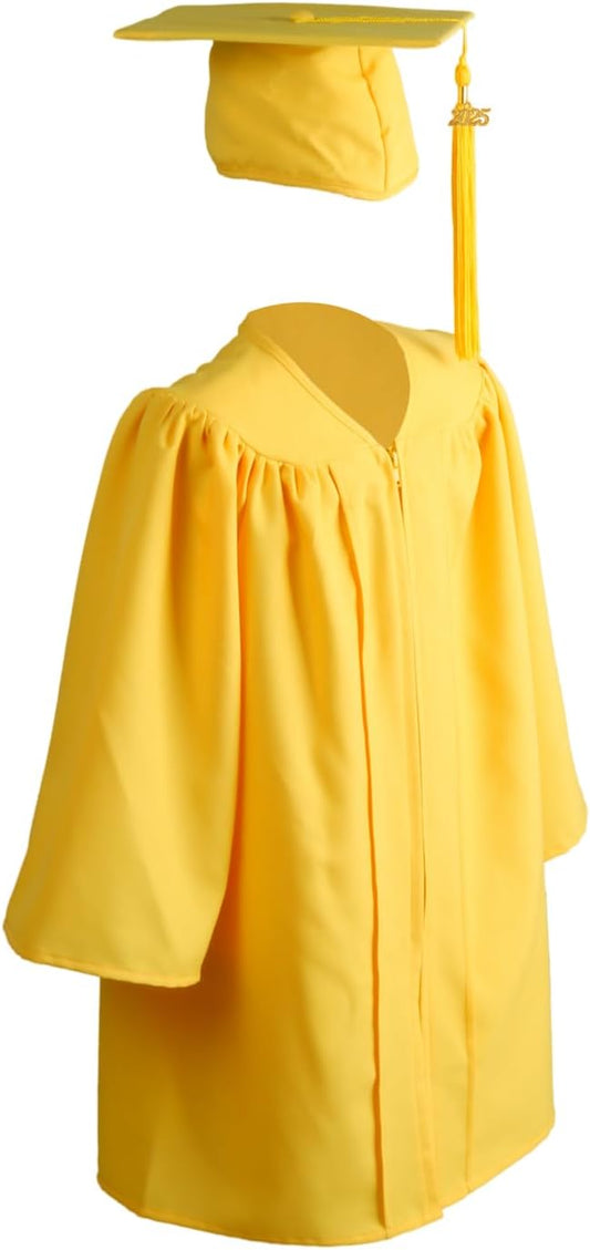 OSBO GradSeason Unisex Matte Kindergarten Graduation Gown Cap Tassel Set 2025